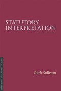 Cover: Statutory Interpretation 3/e - Irwin Law Inc