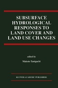 Cover: Subsurface Hydrological Responses to Land Cover and Land Use Changes - Springer