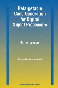 Enlarge image Cover: Retargetable Code Generation for Digital Signal Processors - Springer