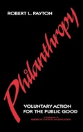 Cover: Philanthropy - Wadsworth Publishing Co Inc