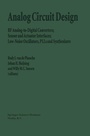 Cover: Analog Circuit Design - Springer