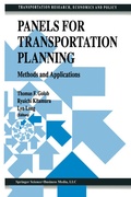Cover: Panels for Transportation Planning - Springer