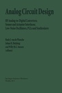 Cover: Analog Circuit Design - Springer