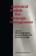 Cover: Statistical Models for Strategic Management - Kluwer Academic Publishers