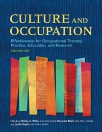 Enlarge image Cover: Culture and Occupation - American Occupational Therapy