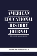 Cover: American Educational History Journal - Information Age Publishing