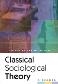 Cover: Classical Sociological Theory - New York University Press