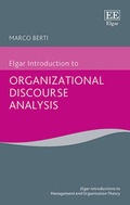 Cover: Elgar Introduction to Organizational Discourse Analysis - Edward Elgar Publishing