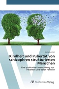 Cover: Kindheit und Pubert&auml;t von schizophren strukturierten Menschen - AV Akademikerverlag