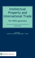 Cover: Intellectual Property and International Trade: The TRIPS Agreement - Kluwer Law International