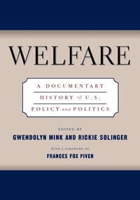 Enlarge image Cover: Welfare - New York University Press