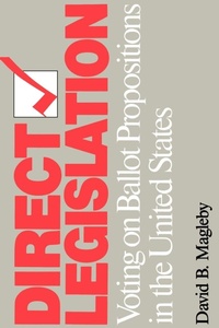Enlarge image Cover: Direct Legislation - Johns Hopkins University Press