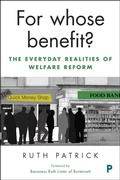 Cover: For Whose Benefit? - Policy Press