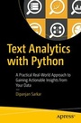 Cover: Text Analytics with Python - Apress