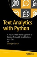 Cover: Text Analytics with Python - Apress