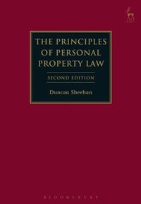 Enlarge image Cover: The Principles of Personal Property Law - Hart Publishing
