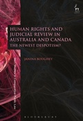 Cover: Human Rights and Judicial Review in Australia and Canada - Hart Publishing