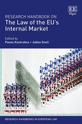 Cover: Research Handbook on the Law of the EU's Internal Market - Edward Elgar Publishing