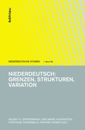 Cover: Niederdeutsch: Grenzen, Strukturen, Variation - B&ouml;hlau