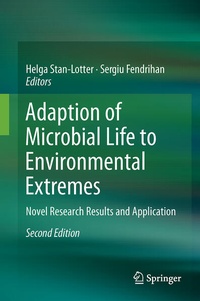 Enlarge image Cover: Adaption of Microbial Life to Environmental Extremes - Springer