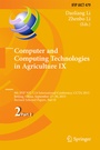 Cover: Computer and Computing Technologies in Agriculture IX - Springer