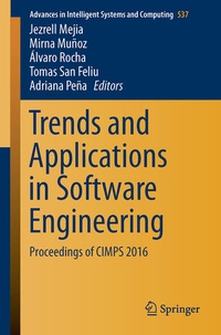 Enlarge image Cover: Trends and Applications in Software Engineering - Springer