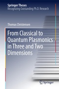 Cover: From Classical to Quantum Plasmonics in Three and Two Dimensions - Springer
