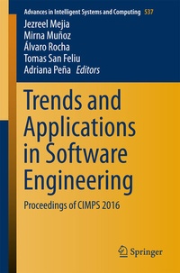 Enlarge image Cover: Trends and Applications in Software Engineering - Springer