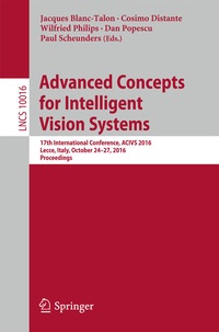 Enlarge image Cover: Advanced Concepts for Intelligent Vision Systems - Springer