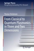Cover: From Classical to Quantum Plasmonics in Three and Two Dimensions - Springer