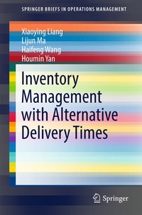 Enlarge image Cover: Inventory Management with Alternative Delivery Times - Springer