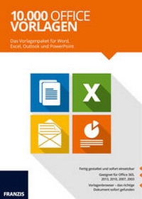 Abbildung von: 10.000 Vorlagen für Office (Win) - FRANZIS GmbH