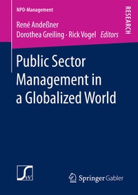 Enlarge image Cover: Public Sector Management in a Globalized World - Springer Gabler