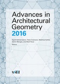 Cover: Advances in Architectural Geometry 2016 - vdf Hochschulverlag AG