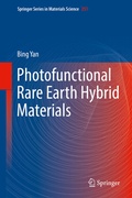 Cover: Photofunctional Rare Earth Hybrid Materials - Springer