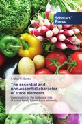 Cover: The essential and non-essential character of trace elements - Scholars' Press