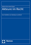 Cover: Akteure im Recht - Nomos