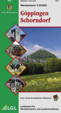 Abbildung von: Göppingen Schorndorf - Landesamt für Geoinformation und Landentwicklung Baden-Württemberg (LGL)