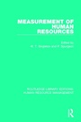 Cover: Measurement of Human Resources - Routledge