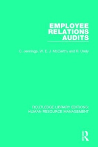 Abbildung von: Employee Relations Audits - Routledge