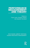 Cover: Performance Measurement and Theory - Routledge