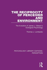 Enlarge image Cover: The Reciprocity of Perceiver and Environment - Routledge