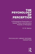 Cover: The Psychology of Perception - Routledge