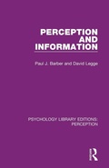 Cover: Perception and Information - Routledge