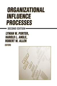 Abbildung von: Organizational Influence Processes - Routledge