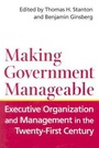 Cover: Making Government Manageable - Johns Hopkins University Press