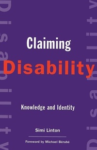 Enlarge image Cover: Claiming Disability - New York University Press