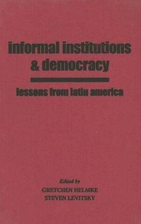 Abbildung von: Informal Institutions and Democracy - Johns Hopkins University Press