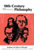Cover: Eighteenth-Century Philosophy - The Free Press
