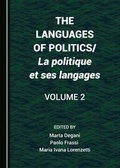 Cover: The Languages of Politics/La politique et ses langages Volume 2 - Cambridge Scholars Publishing